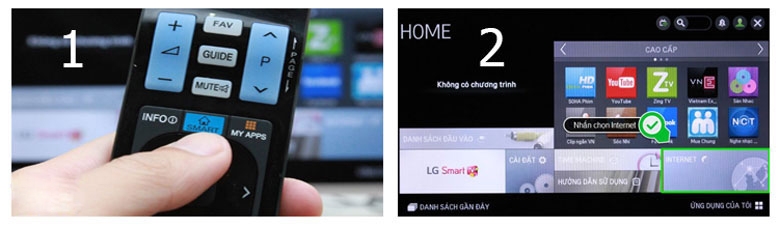 Hướng dẫn sử dụng điều khiển Tivi LG với nút Smart