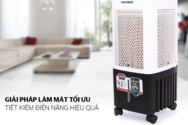 Quạt điều hòa đứng có màn hình hiển thị thông minh: Sunhouse SHD7713