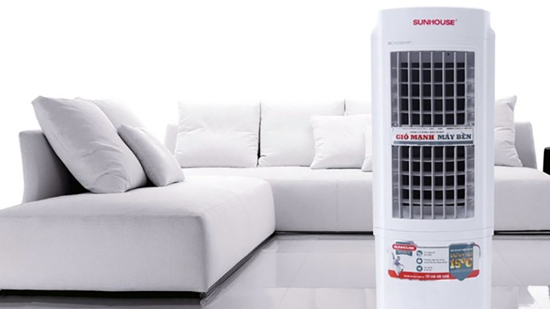 Quạt điều hòa đứng có màn hình hiển thị thông minh: Sunhouse SHD7723