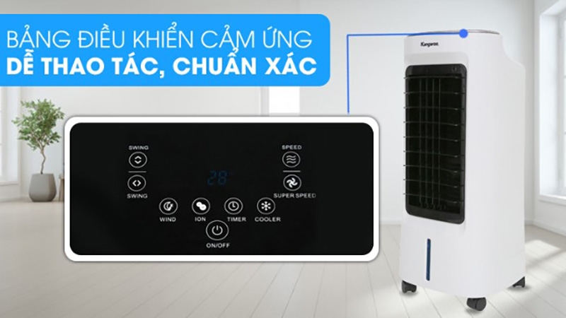 Quạt điều hòa đứng có màn hình hiển thị thông minh: Kangaroo KG50F58