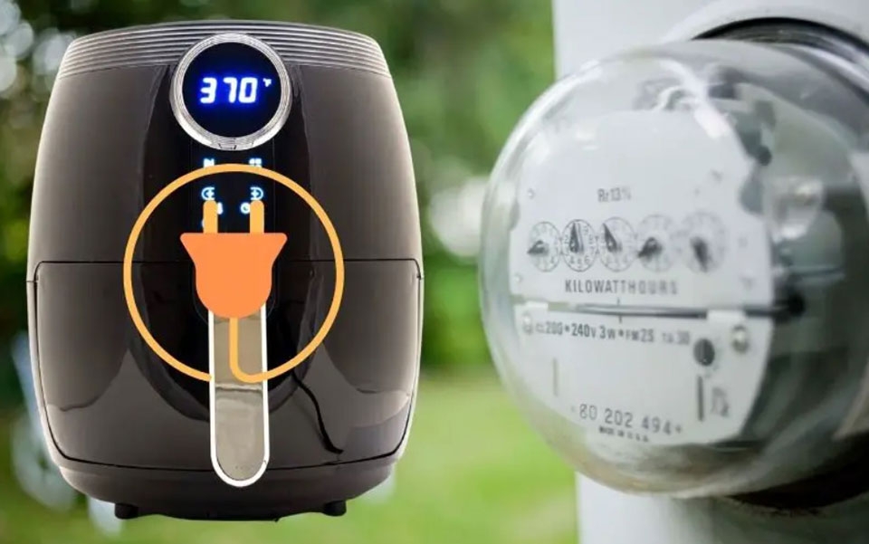 Nồi chiên không dầu có tốn điện không?