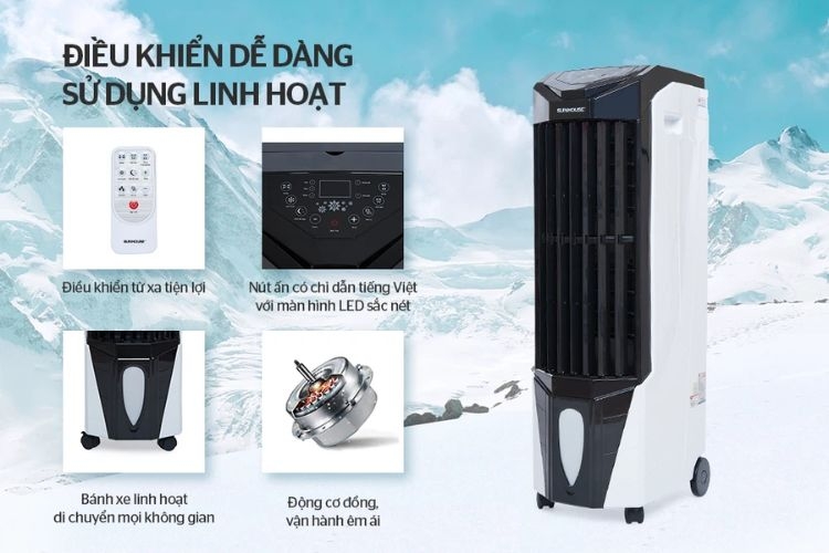 Quạt điều hòa bán chạy nhất hiện nay: Sunhouse SHD7719