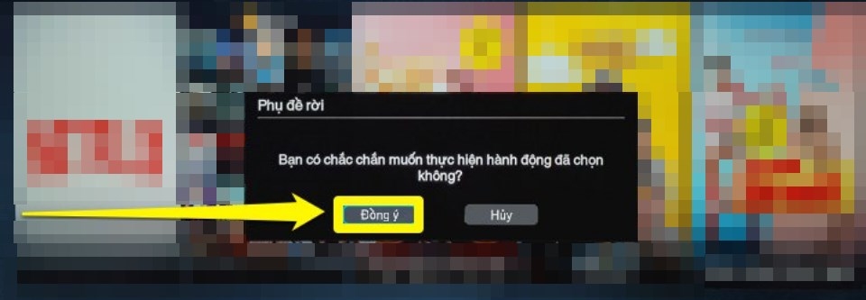 Click chọn Đồng ý