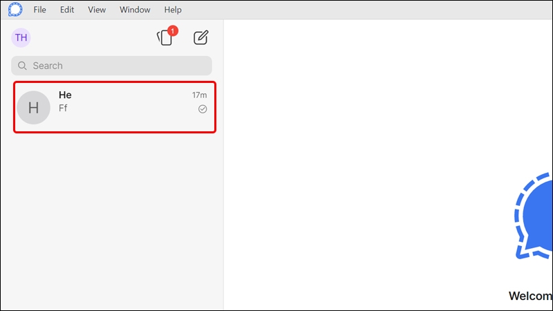 Tắt thông báo cuộc trò chuyện trên ứng dụng Signal bằng máy tính