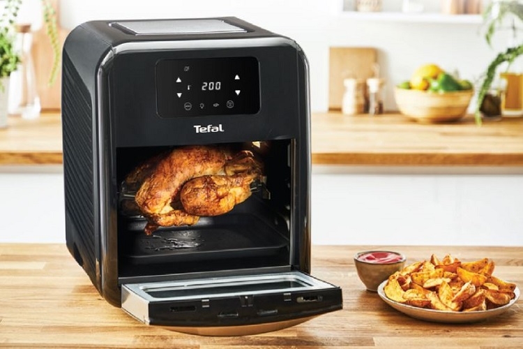 Dùng thêm phụ kiện đi kèm như khay hoặc giá nướng inox