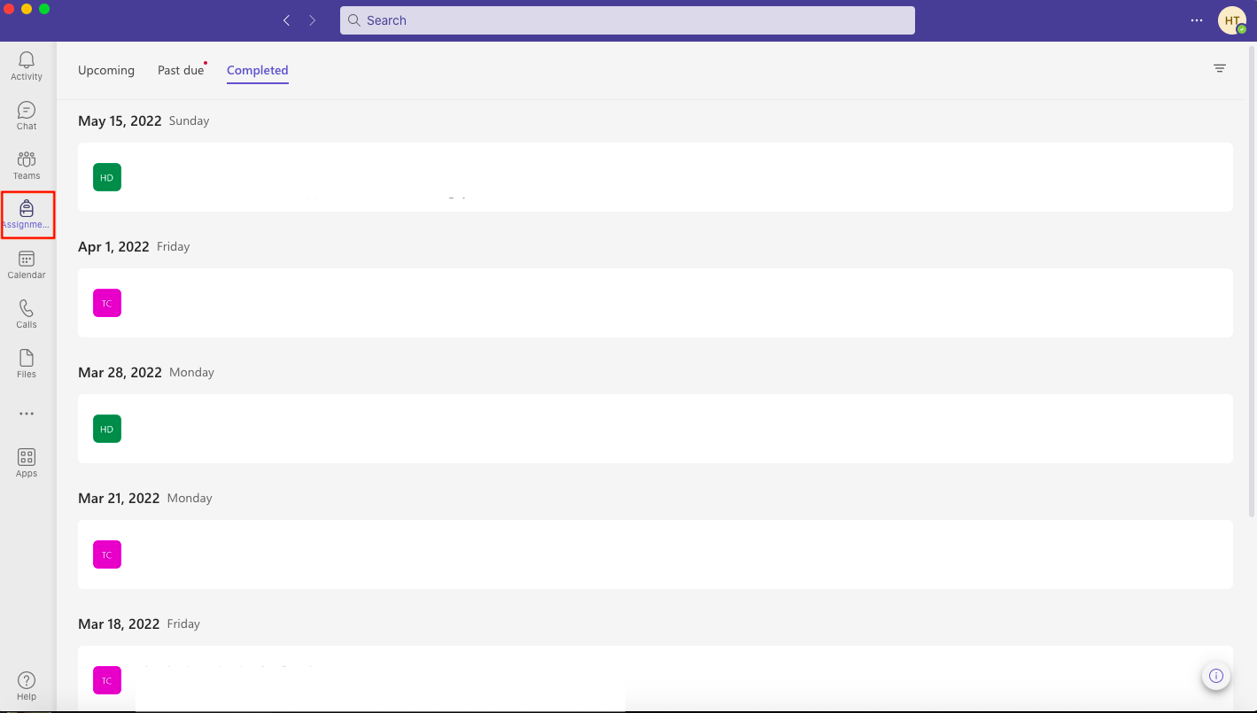 Cách nộp bài trên Teams