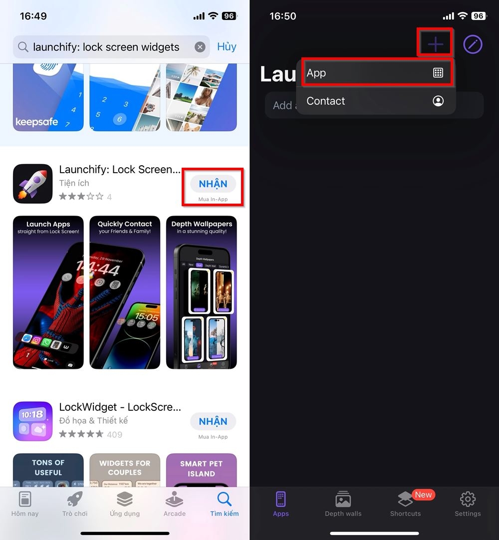 Cách mở ứng dụng từ màn hình khoá iPhone 1
