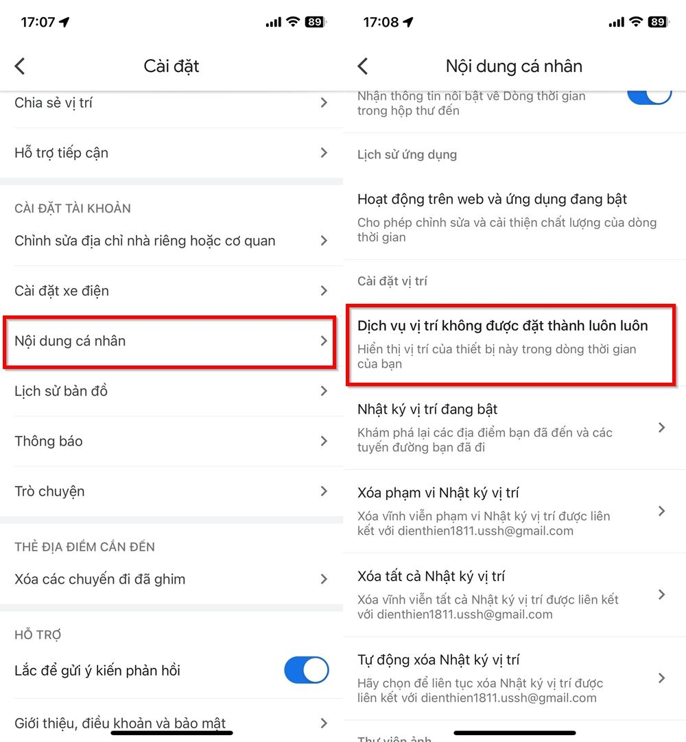 Cách lưu lại lịch trình di chuyển trên Google Maps 2