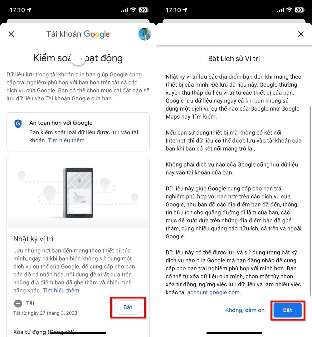 Cách lưu lại lịch trình di chuyển trên Google Maps 4