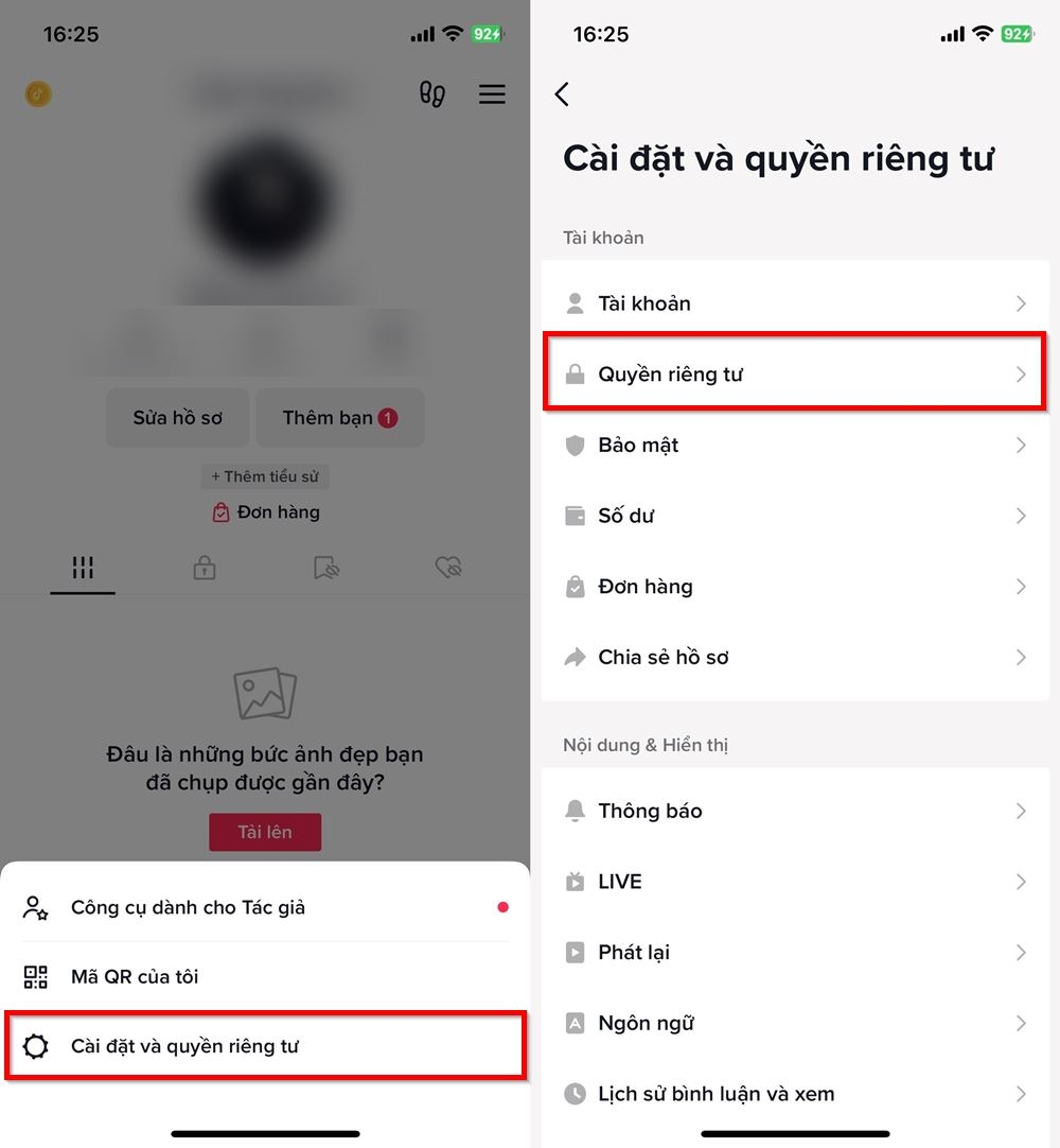 Cách chặn người khác tag vào bình luận trên TikTok 2