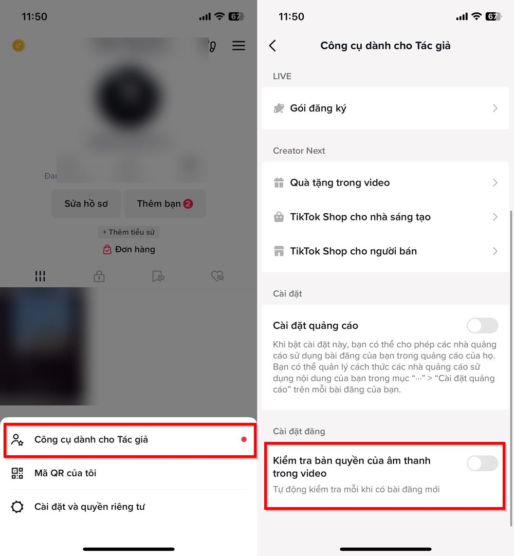 Cách kiểm tra bản quyền âm thanh trong video trên TikTok 2
