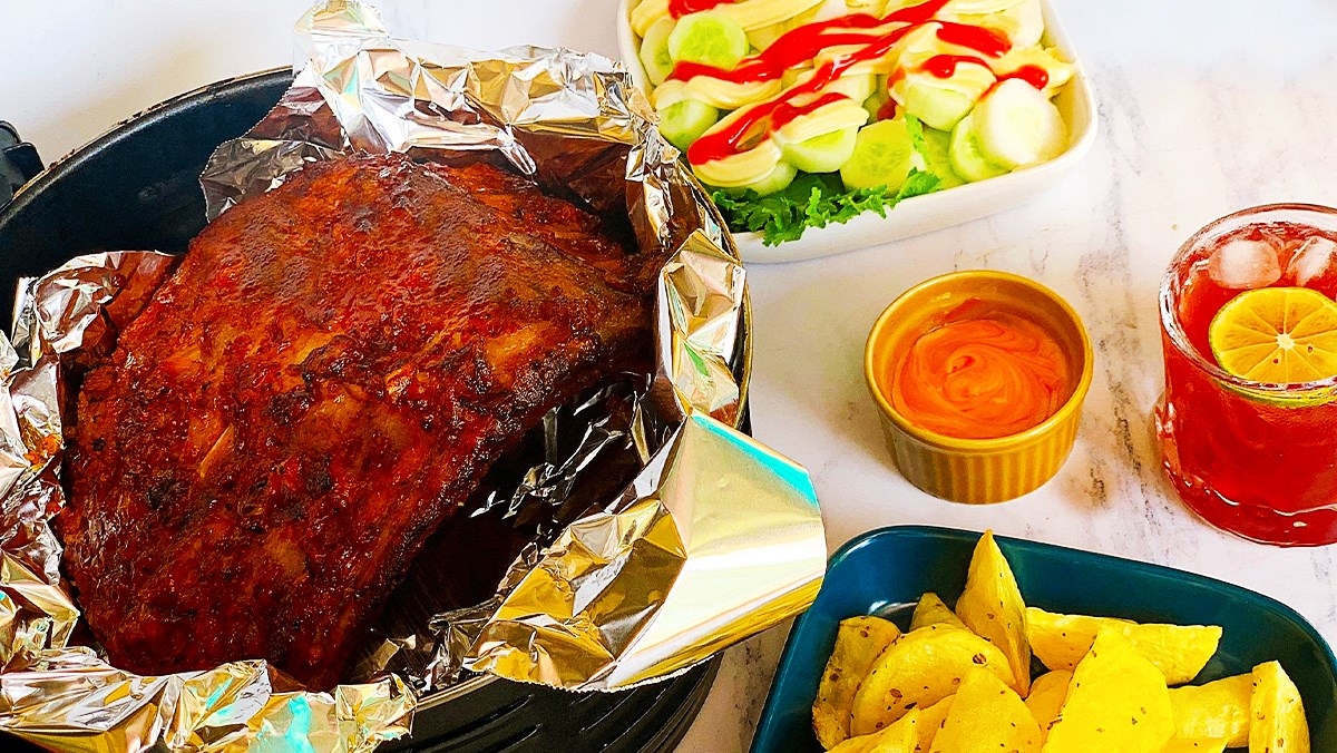 Cách ướp sườn nướng nồi chiên không dầu (Ảnh 1)