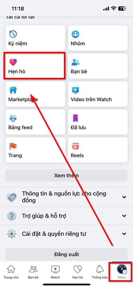 Cách thêm vị trí hẹn hò trên tính năng Facebook Dating 1