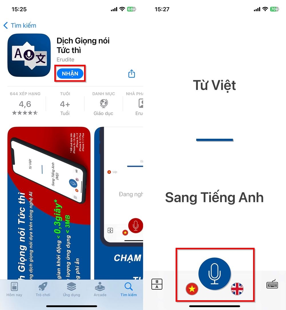 Cách dịch giọng nói trên iPhone 1
