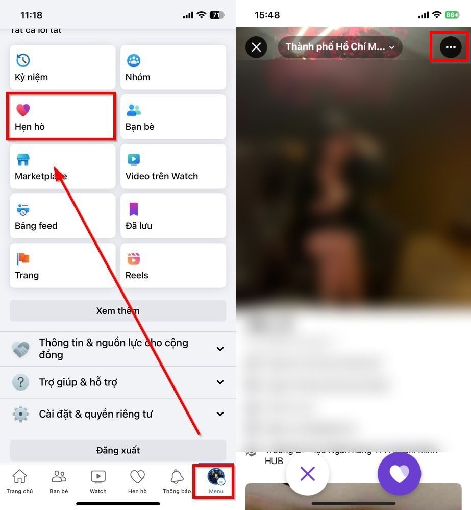 Cách báo cáo tài khoản vi phạm trên Facebook Dating 1