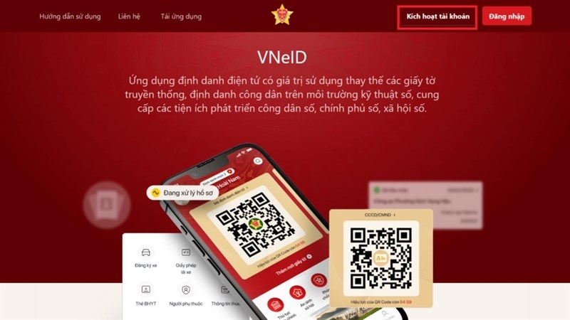 Cách kích hoạt tài khoản định danh điện tử 1