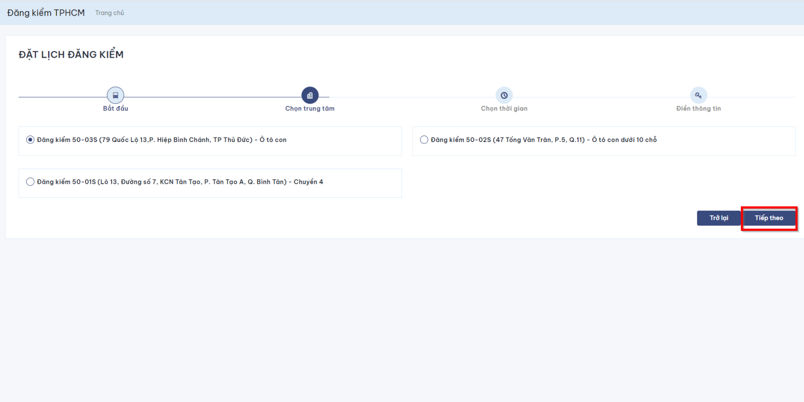Cách đăng ký đăng kiểm ô tô trên máy tính 3