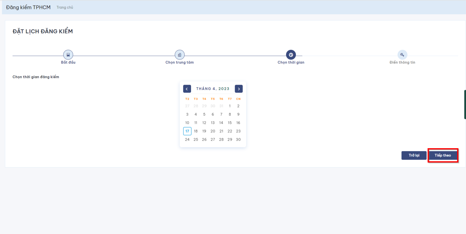 Cách đăng ký đăng kiểm ô tô trên máy tính 4