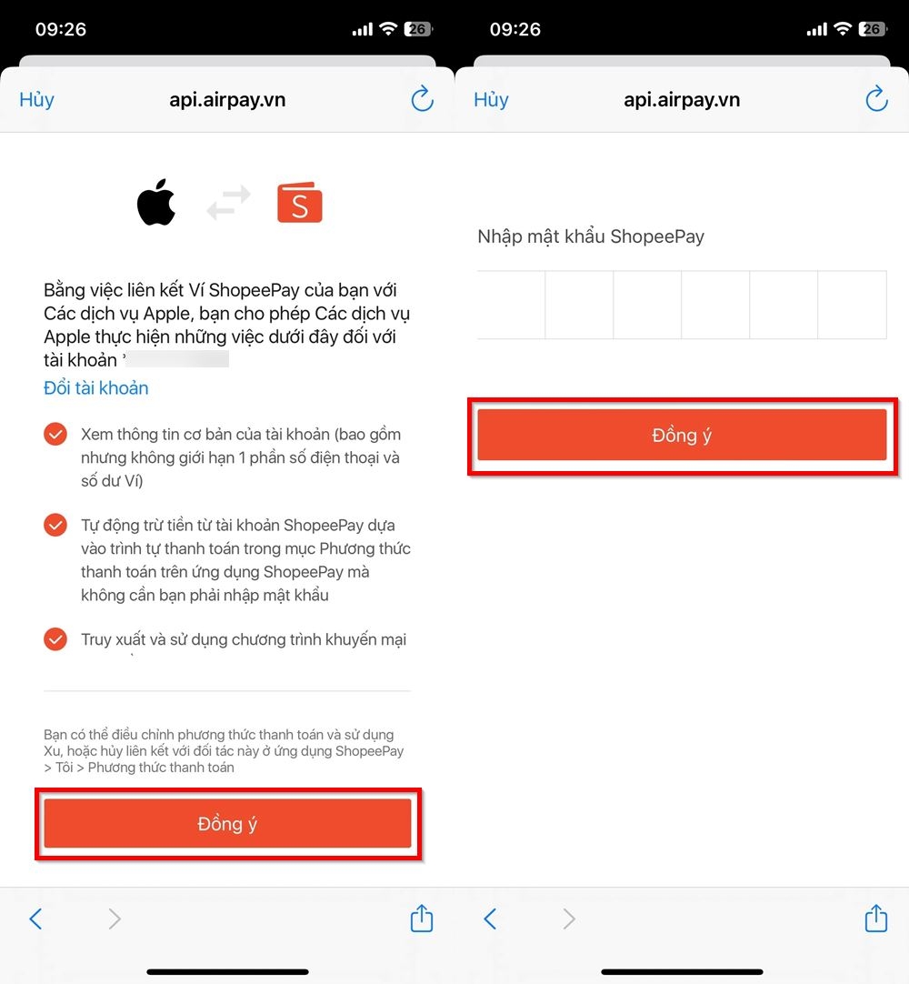 Cách thanh toán dịch vụ Apple bằng ShopeePay 4