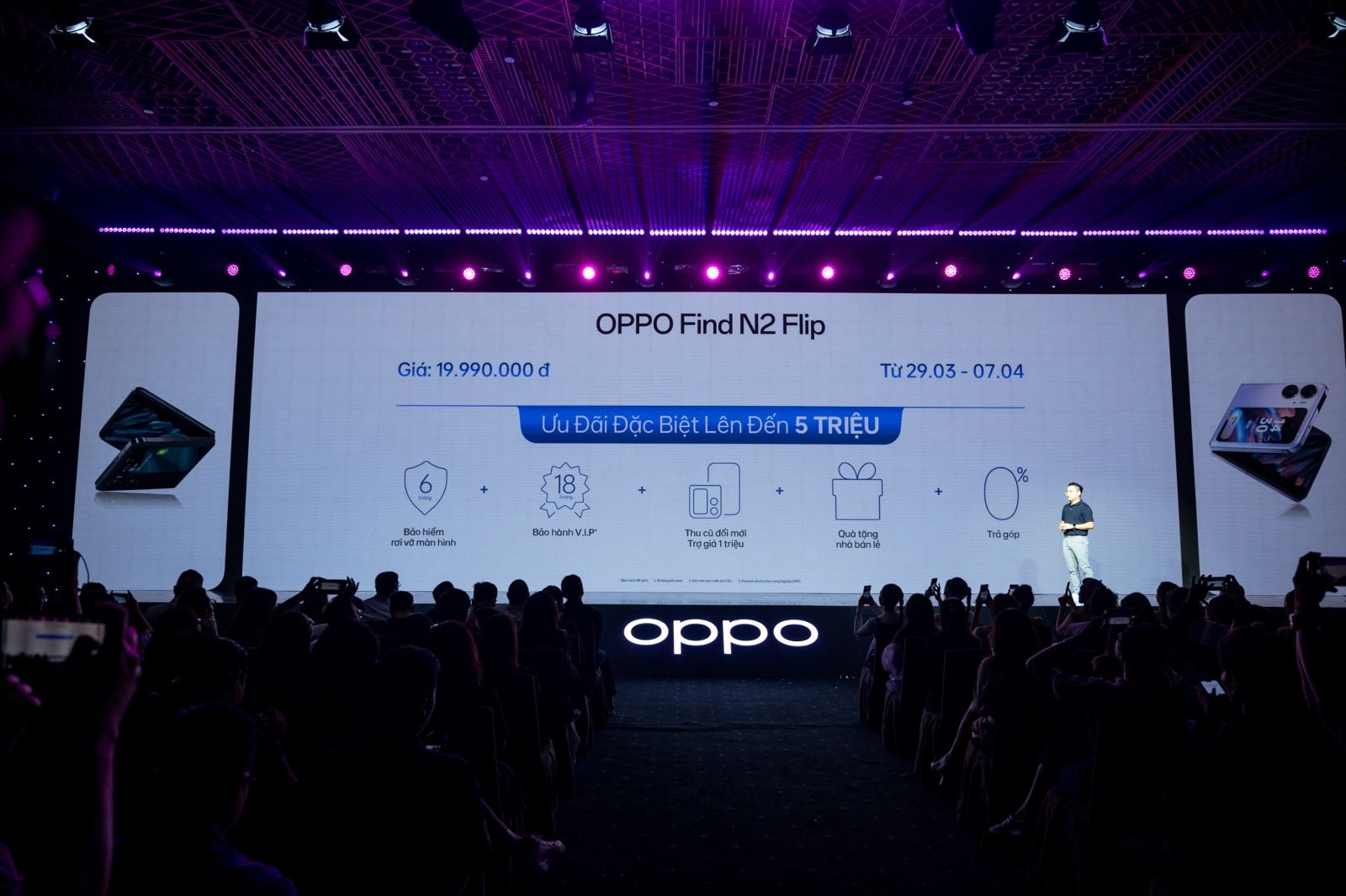 OPPO Find N2 Flip ra mắt tại Việt Nam: Smartphone gập toàn năng với giá hợp lý