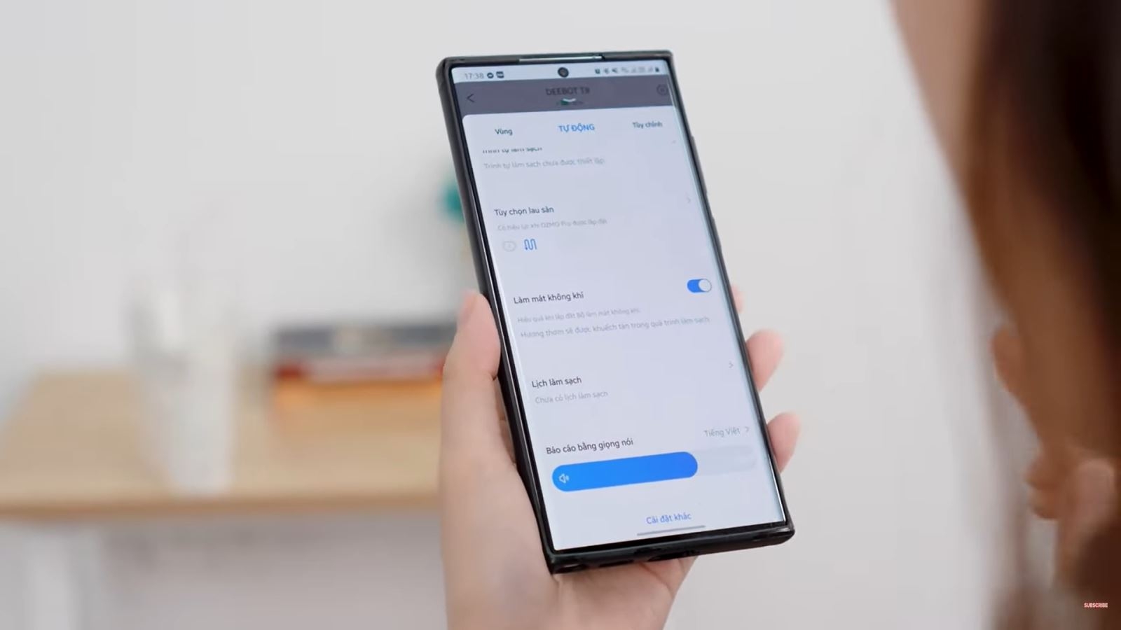 Hướng dẫn sử dụng và vệ sinh robot hút bụi Ecovacs Deebot T9