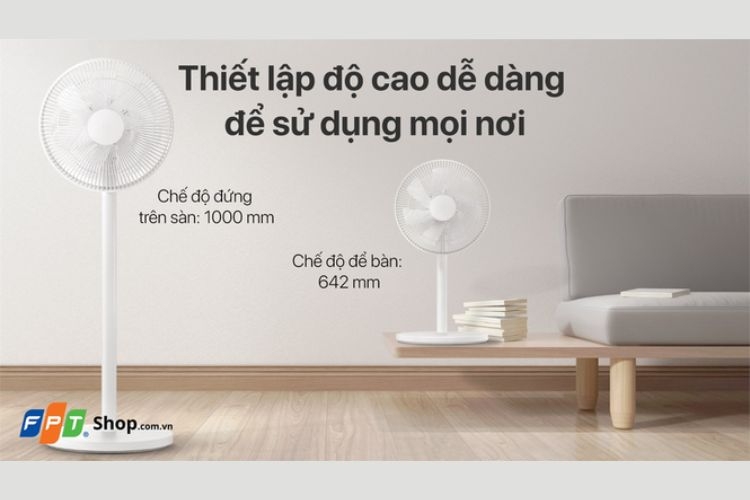 Quạt máy đứng Xiaomi Smart Fan 2 Lite (PYV4007GL)