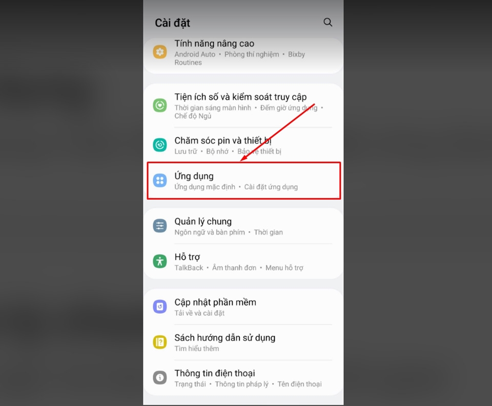 Giải phóng dung lượng cho điện thoại Samsung - Ảnh 02
