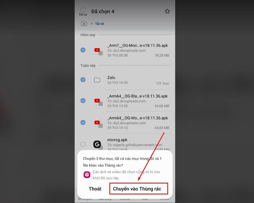 Giải phóng dung lượng cho điện thoại Samsung - Ảnh 07