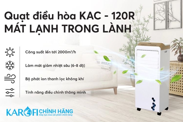 Quạt điều hòa Karofi KAC-120R