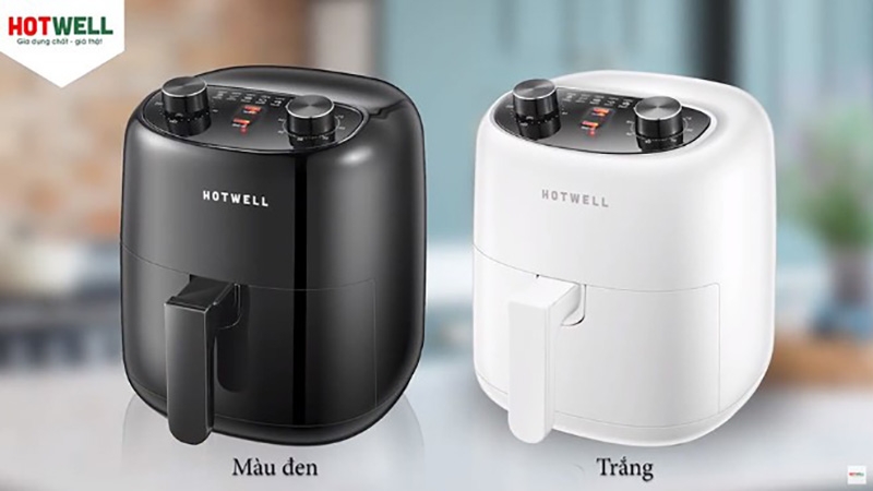 Nồi chiên không dầu 5 lít giá rẻ: Hotwell AF50H1