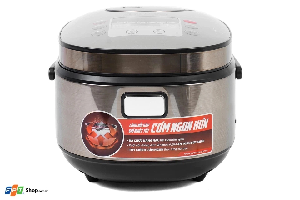 Cách sử dụng nồi cơm điện tử Sunhouse mama 1.5 lít