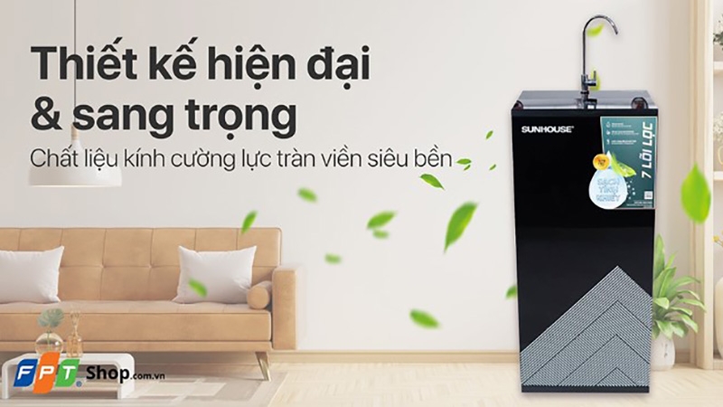 Máy lọc nước 7 lõi tốt nhất hiện nay: RO 7 Sunhouse SHA8868K