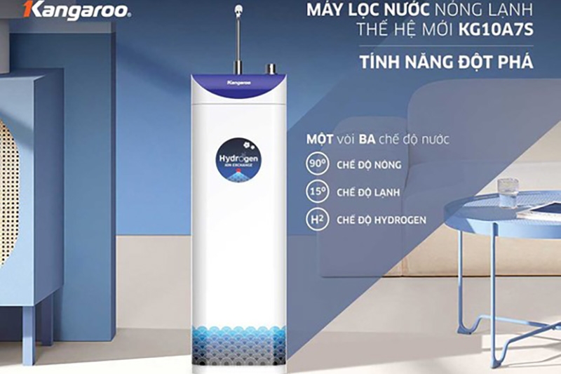Máy lọc nước 7 lõi tốt nhất hiện nay: Kangaroo KG10A7S