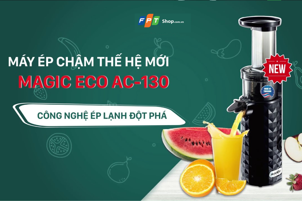 Hướng dẫn sử dụng máy ép chậm Magic Eco AC-130