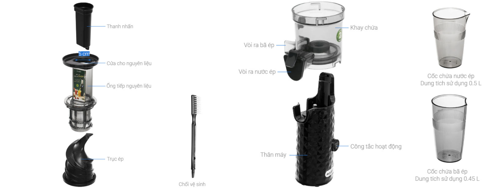 Hướng dẫn sử dụng máy ép chậm Magic Eco AC-130