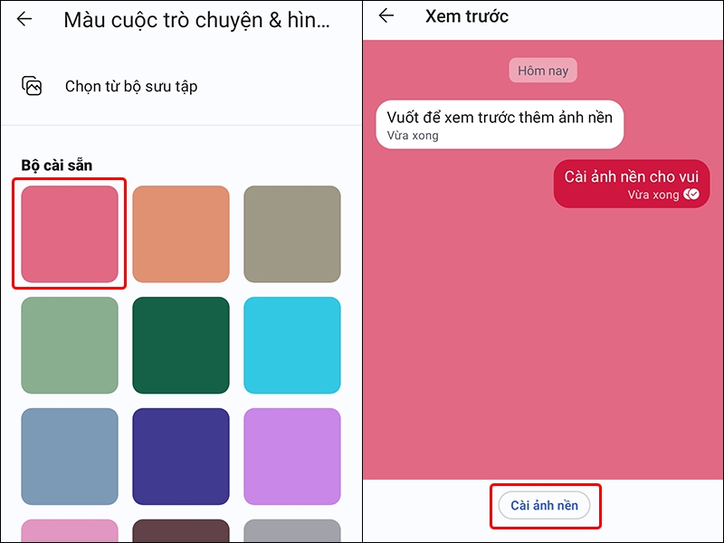 Cách thay đổi hình nền cuộc trò chuyện nhóm Signal