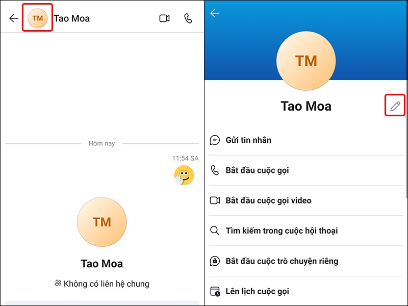 Hướng dẫn đổi tên gợi nhớ trên ứng dụng Skype bằng điện thoại