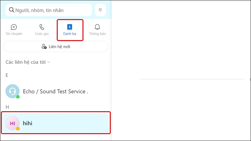 Hướng dẫn đổi tên gợi nhớ trên ứng dụng Skype bằng điện thoại
