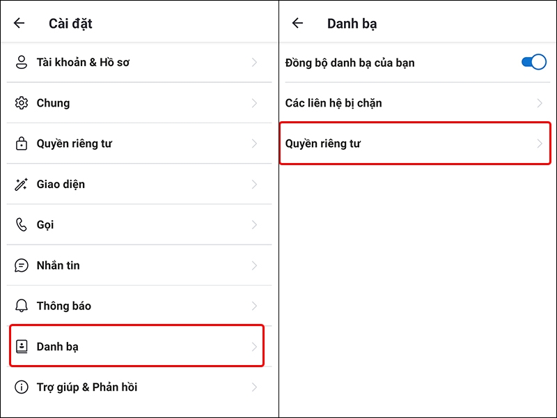 Cách chặn tìm kiếm tài khoản Skype trên điện thoại