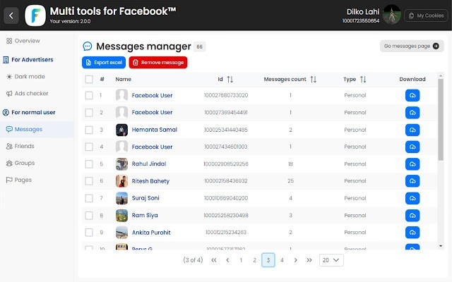 Multiple Tools for Facebook 2