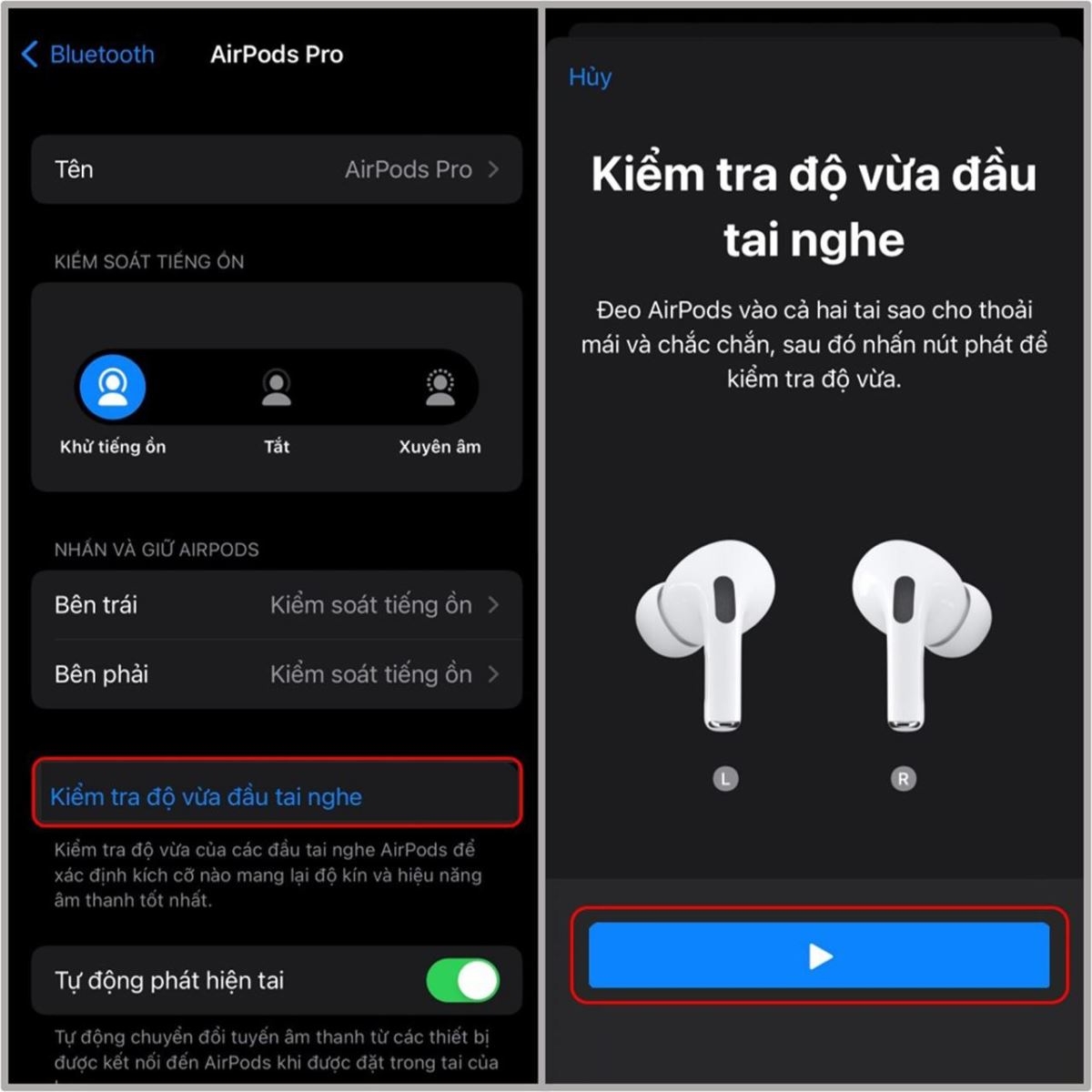 cách thay núm tai nghe Airpods Pro 4