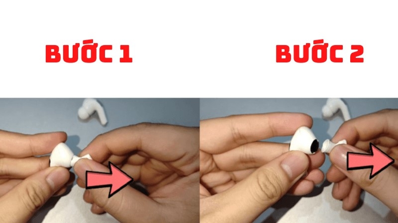 cách thay núm tai nghe Airpods Pro 6