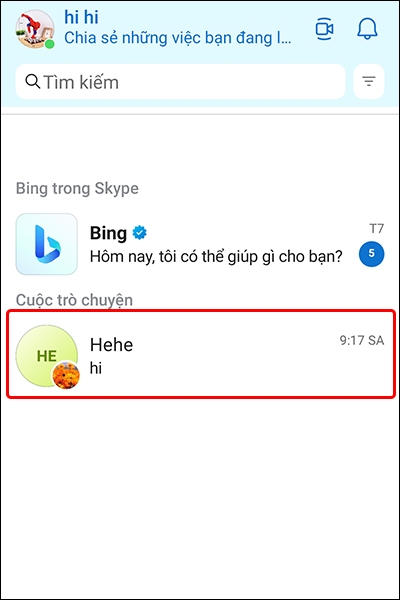 Cách lên lịch cuộc gọi nhóm trên Skype bằng điện thoại