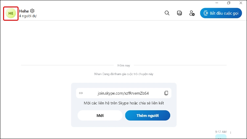 Cách lên lịch cuộc gọi nhóm trên Skype bằng máy tính