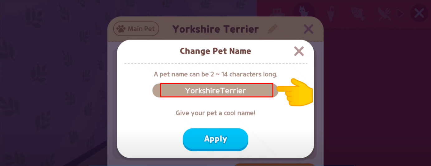 Cách đổi tên pet trong Play Together