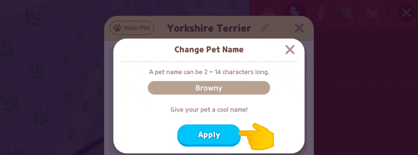 Cách đổi tên pet trong Play Together