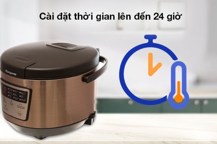 Nồi cơm điện tử Kangaroo KG18DR7