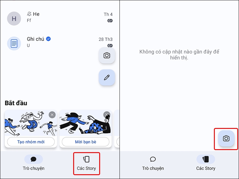 Hướng dẫn cách đăng story trên Signal