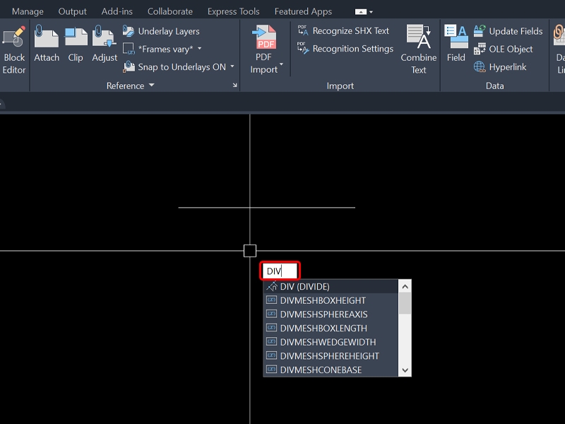 Cách chia đoạn thẳng bằng nhau trong AutoCAD