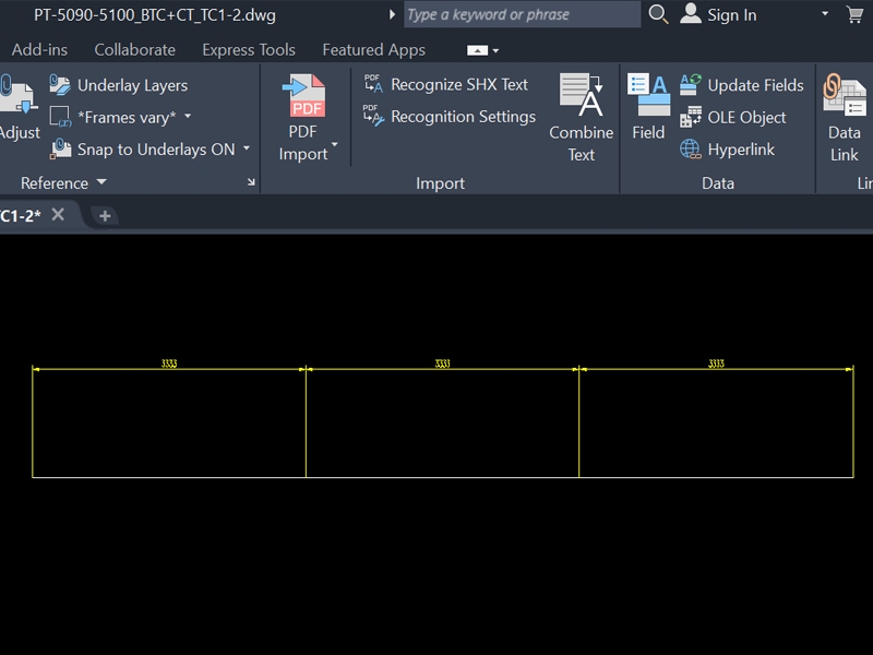 Cách chia đoạn thẳng bằng nhau trong AutoCAD